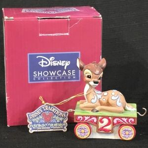 Jim Shore Bambi 2nd Birthday Train Car Disney Traditions Collectible Figure